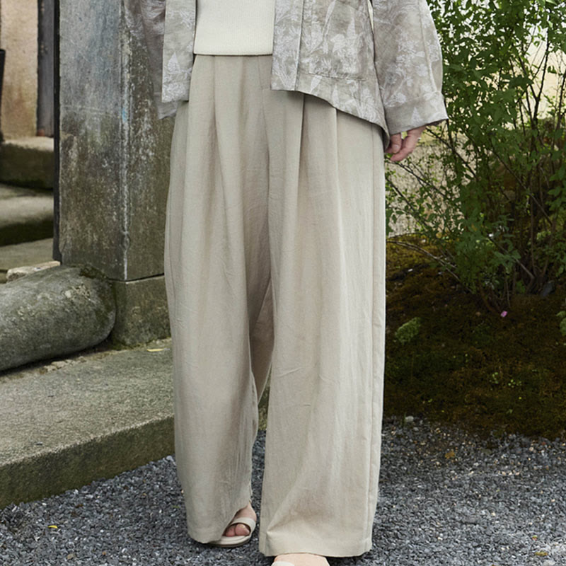 Pantalones tobilleros lisos Buddha Stones para mujer con bolsillos para adultos mayores - image 6