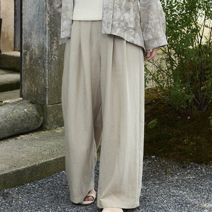 Pantalones tobilleros lisos Buddha Stones para mujer con bolsillos para adultos mayores - image 6