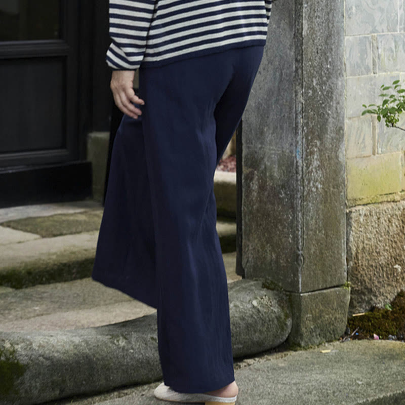 Pantalones tobilleros lisos Buddha Stones para mujer con bolsillos para adultos mayores - image 22