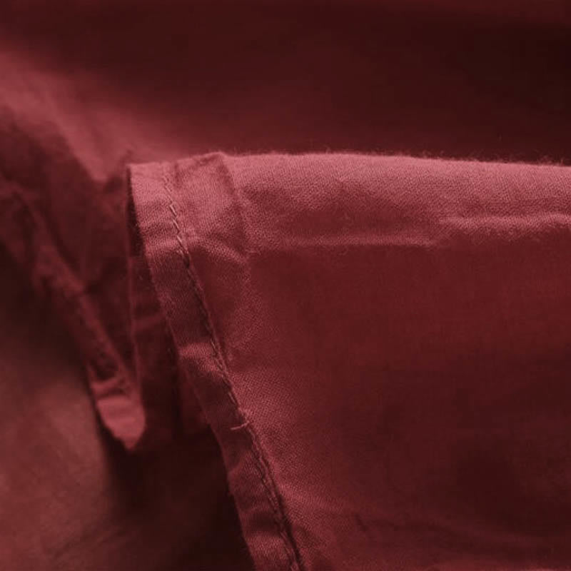 Vestido midi con bolsillos, mangas abullonadas y bordado de Buddha Stones - image 7