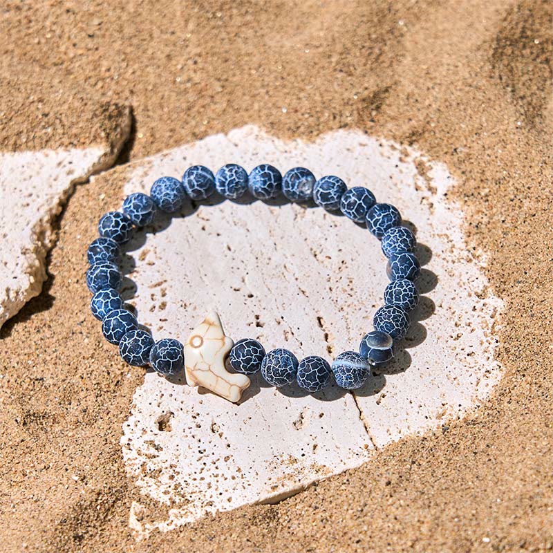 Pulsera de equilibrio espiritual con delfín y piedras naturales de Buddha Stones - image 13