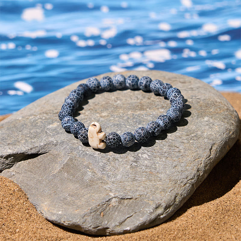 Pulsera de elefante de fuerza espiritual con Buddha Stones y varias piedras naturales - image 19