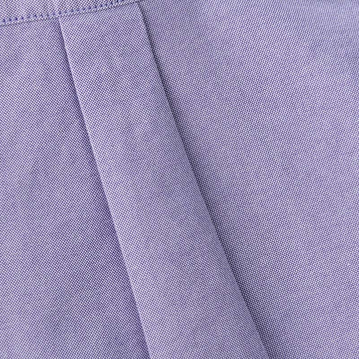Camisa de algodón para hombre con diseño de botones y manga larga en color liso con Buddha Stones - image 10