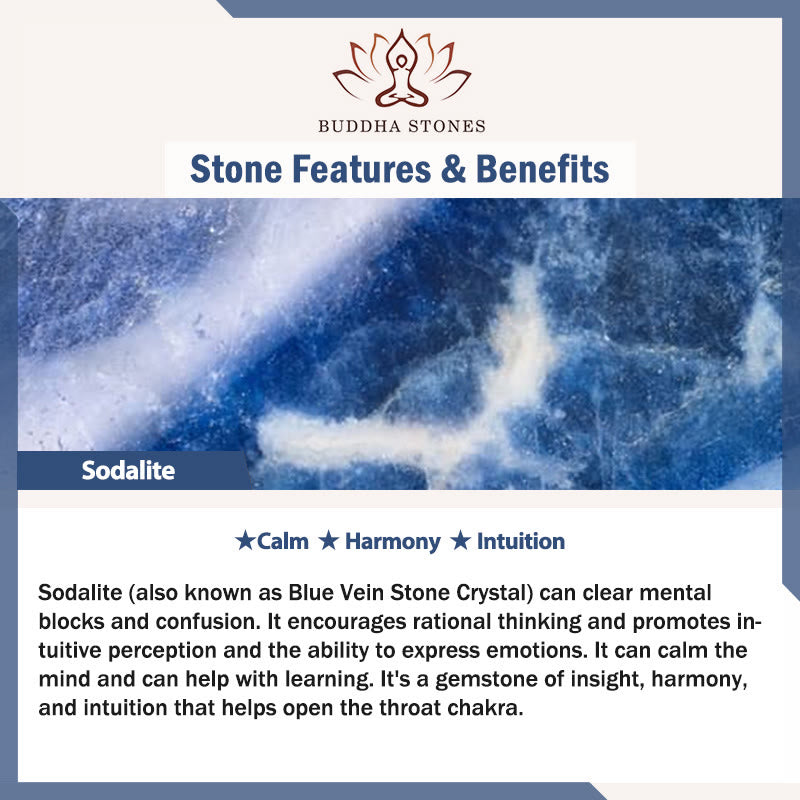 Buddha Stones con jaspe gris natural y sodalita, Om Mani Padme Hum, con cara de Buda curativa - image 11