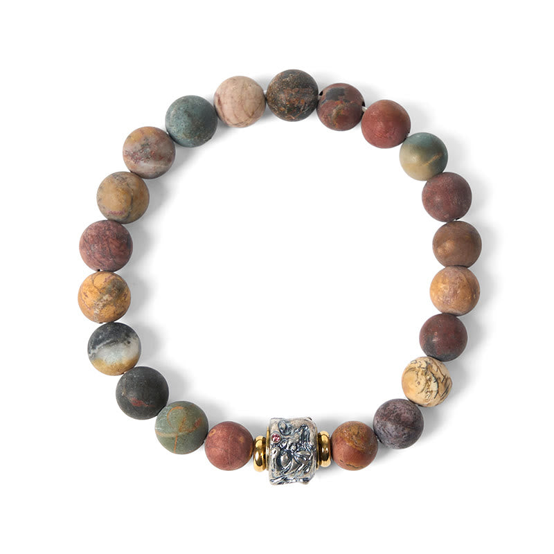 Pulsera energética con cara de Buddha Stones - image 6