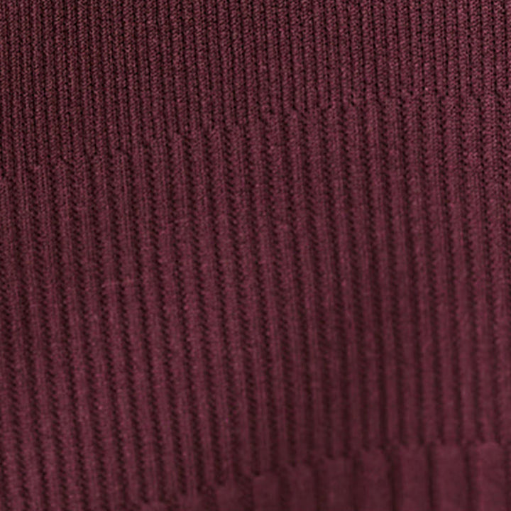 Vestido midi de manga larga con cuello alto y diseño irregular de Buddha Stones para invierno, con bolsillos. - image 8