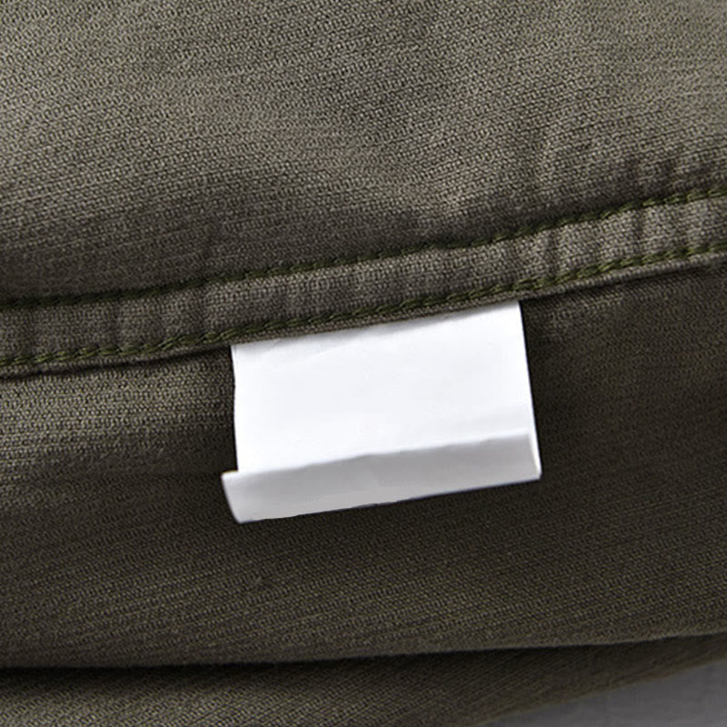 Chaqueta de pana de algodón con botones y manga larga para hombre de Buddha Stones - image 21