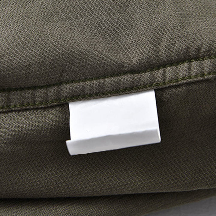 Chaqueta de pana de algodón con botones y manga larga para hombre de Buddha Stones - image 21