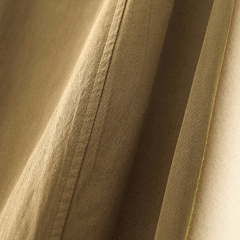 Pantalones harén de algodón para mujer con bolsillos, de largo 7-8, con estampado Buddha Stones - image 1