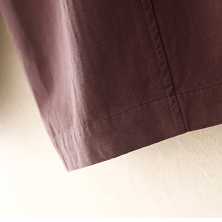 Pantalones harén de algodón para mujer con bolsillos, de largo 7-8, con estampado Buddha Stones - image 6