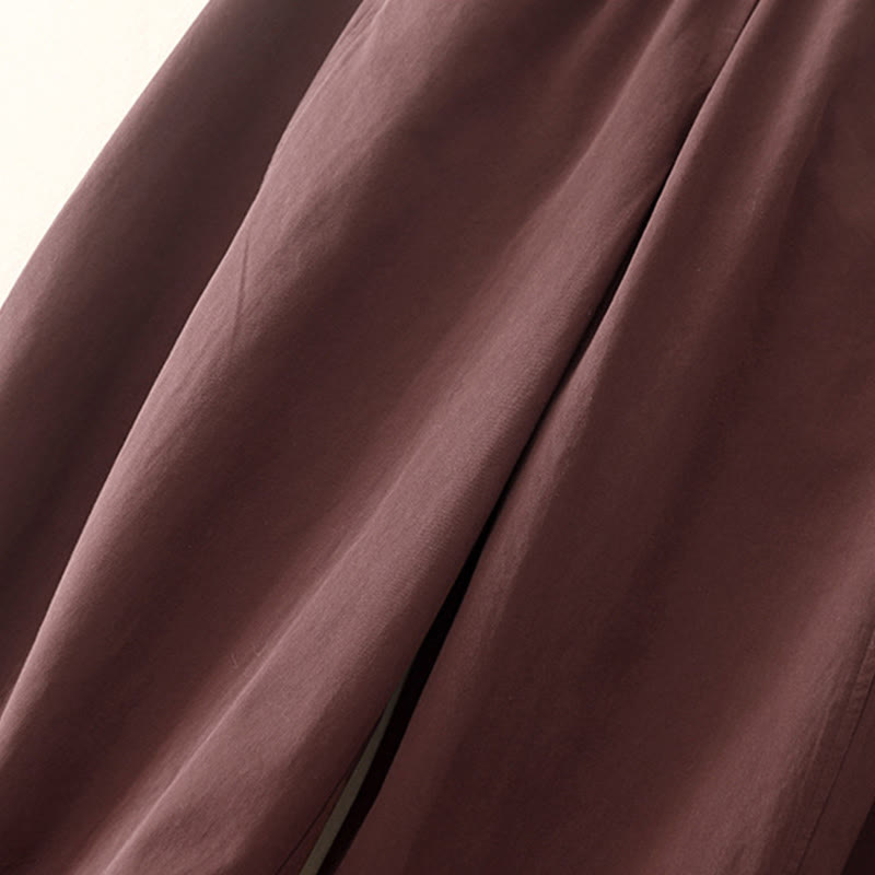 Pantalones harén de algodón para mujer con bolsillos, de largo 7-8, con estampado Buddha Stones - image 11