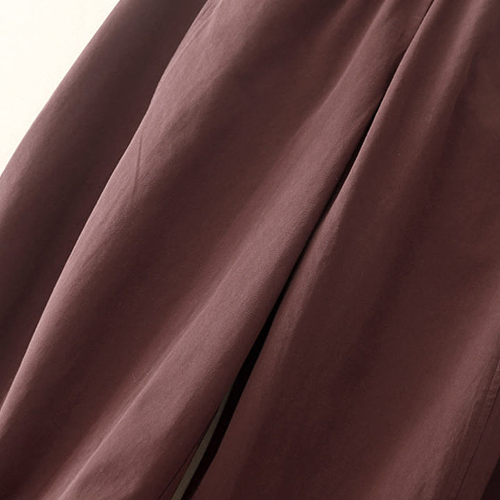 Pantalones harén de algodón para mujer con bolsillos, de largo 7-8, con estampado Buddha Stones - image 11