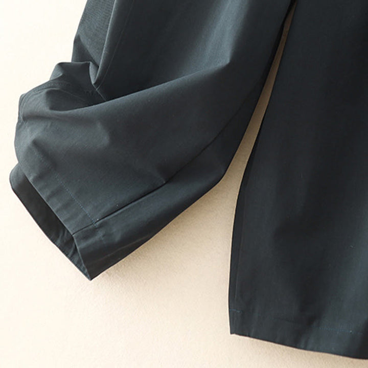 Pantalones harén de algodón para mujer con bolsillos, de largo 7-8, con estampado Buddha Stones - image 21