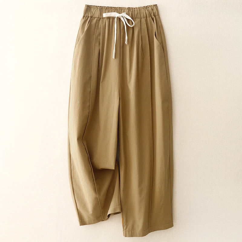 Pantalones casuales de algodón y poliéster con bolsillos para mujer de Buddha Stones - Perú - US8-10，UK/AU12-14，EU40-42 (2XL) - image 0