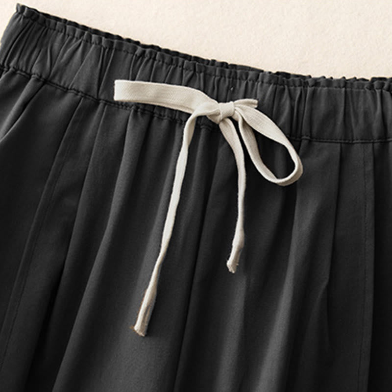 Pantalones casuales de algodón y poliéster con bolsillos para mujer de Buddha Stones - image 15