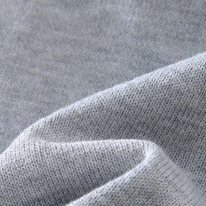 Suéter térmico de algodón puro con diseño acanalado Buddha Stones para hombre, cuello redondo y manga larga - image 6