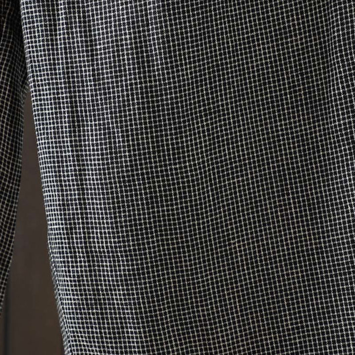Pantalones rectos de algodón con bolsillos para mujer, estilo casual, con empalme de cuerda de color y Buddha Stones - image 15