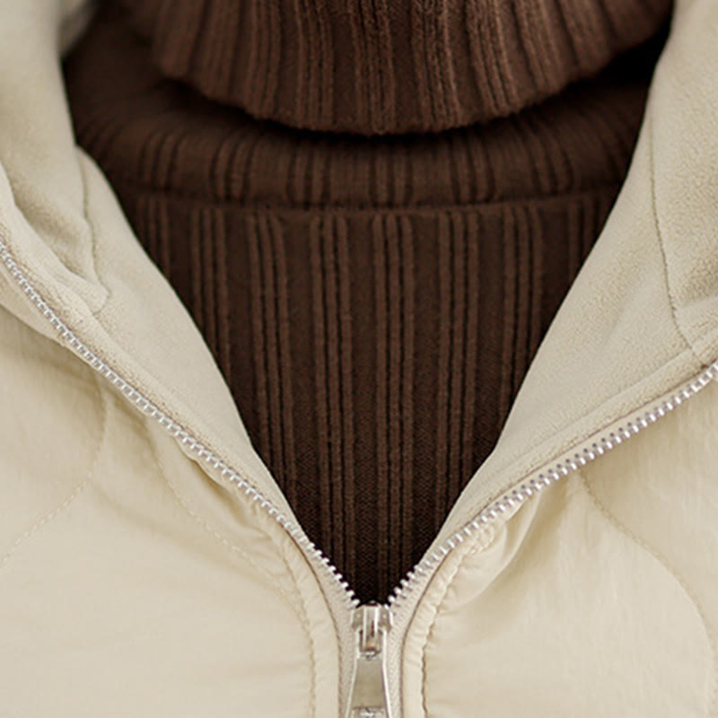 Chaqueta de algodón con capucha, manga larga y bolsillos para mujer de Buddha Stones - image 5