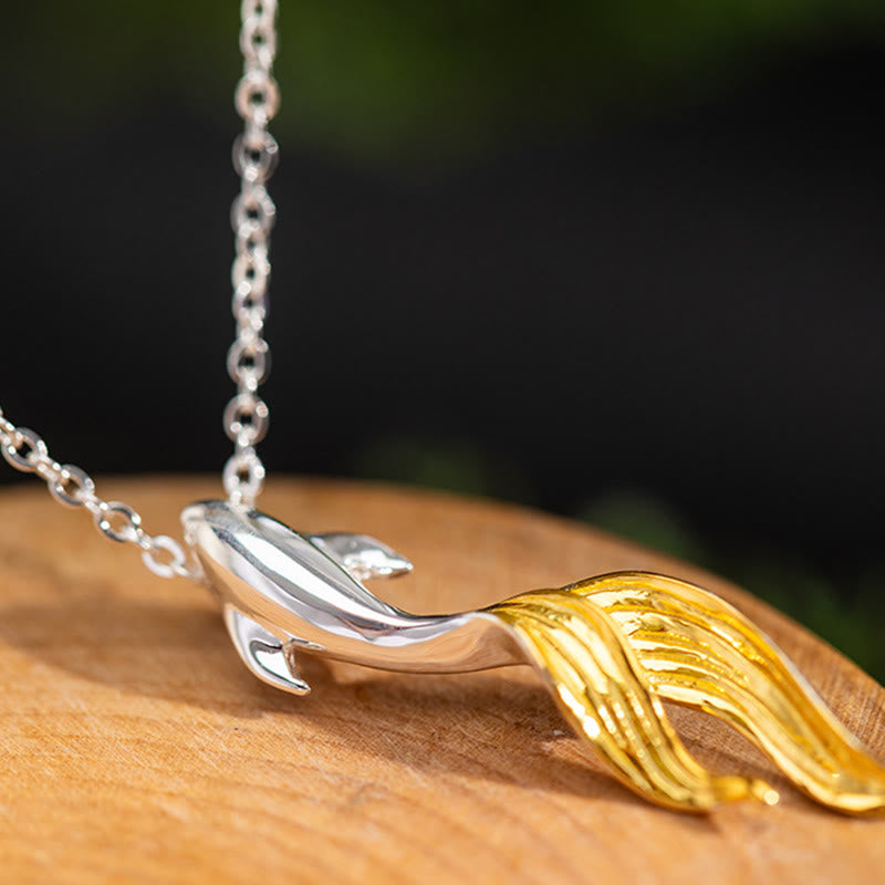 Collar con colgante de pez koi dorado de plata de ley 925 con Buddha Stones y la suerte - image 7