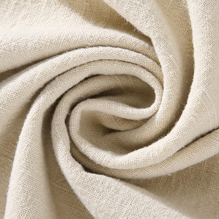 Chaqueta térmica de ramio con cuello alto, manga larga, forrada de felpa y bolsillos para hombre de Buddha Stones. - image 14
