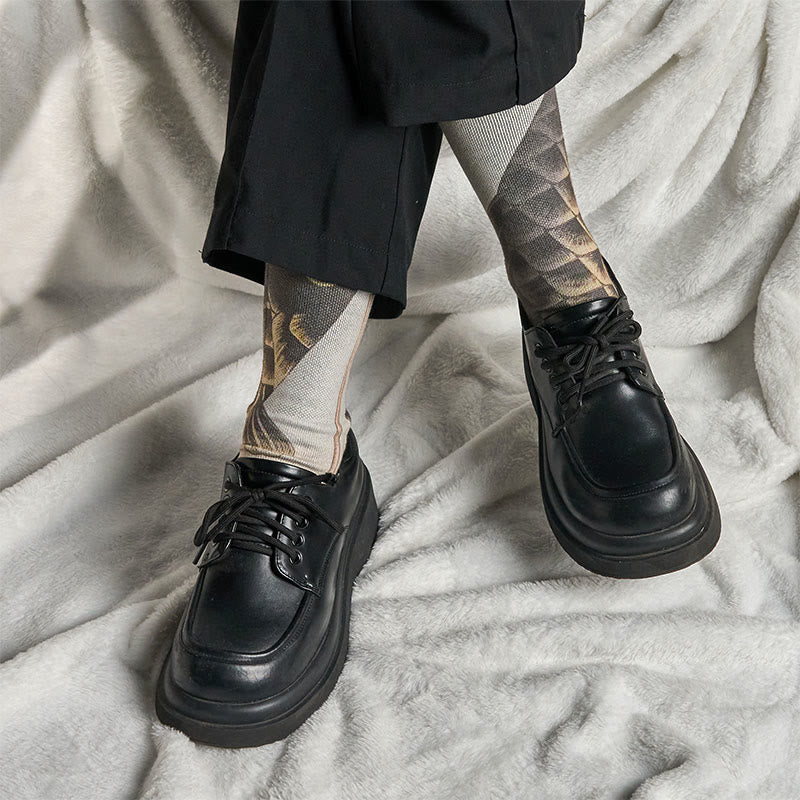 Calcetines unisex con diseño de pez koi y monte Fuji para hombre y mujer - image 8
