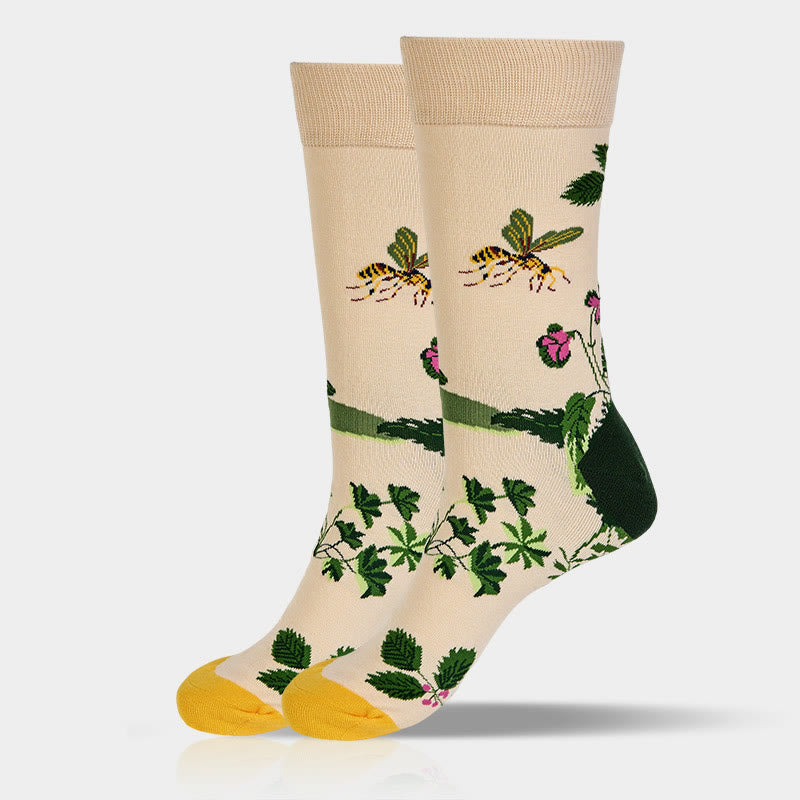 Calcetines unisex de algodón con diseño de Buddha Stones - image 6