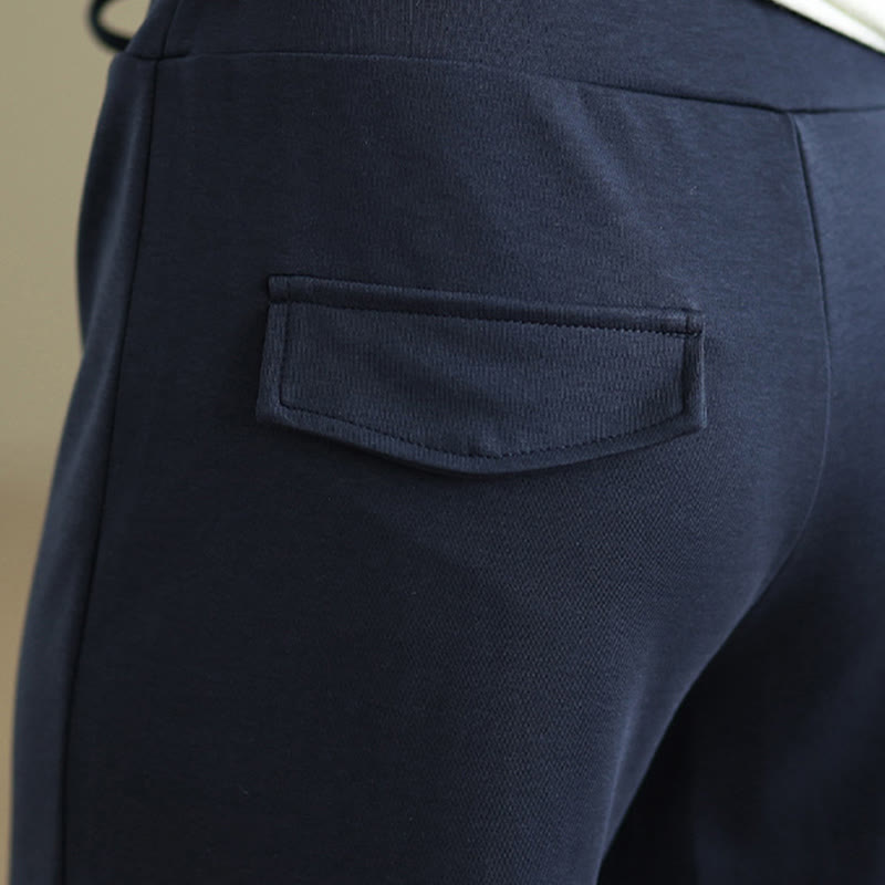 Pantalones anchos de algodón y poliéster con cordón ajustable y bolsillos para mujer de Buddha Stones - image 6