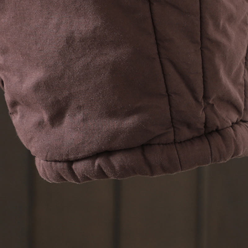 Pantalones harén de algodón para mujer, cálidos y acolchados, con bolsillos y estampados de Buddha Stones - image 11