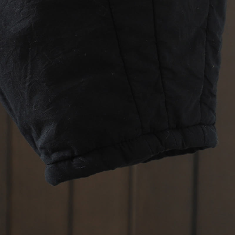 Pantalones harén de algodón para mujer, cálidos y acolchados, con bolsillos y estampados de Buddha Stones - image 16