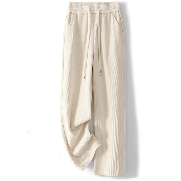 Pantalones casuales de pana con relleno de algodón y bolsillos para mujer de Buddha Stones - image 4