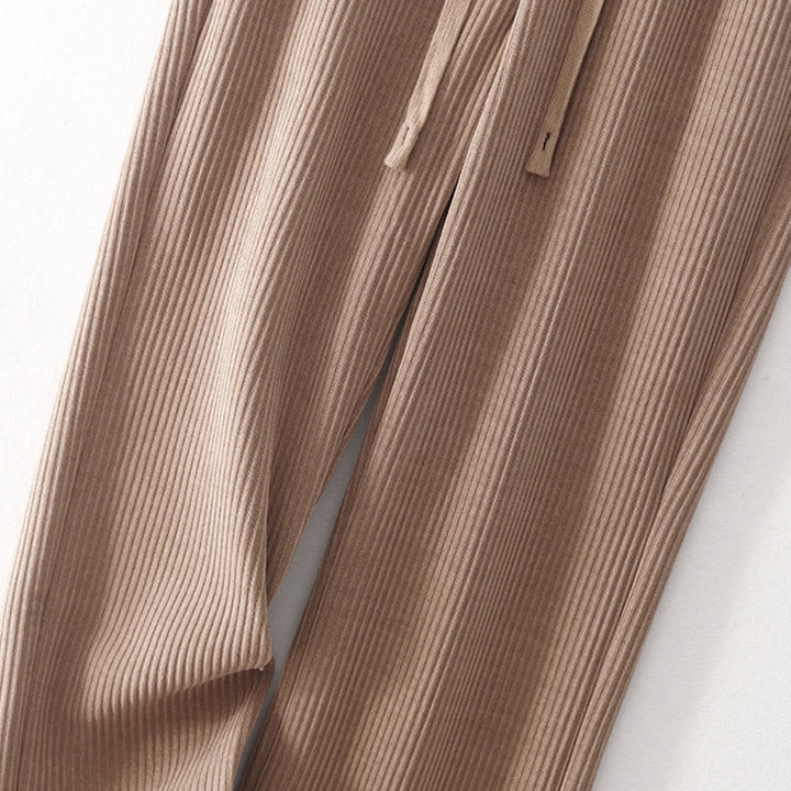 Pantalones casuales de pana con relleno de algodón y bolsillos para mujer de Buddha Stones - image 23