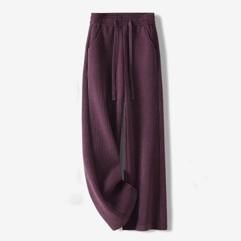 Pantalones casuales de pana con relleno de algodón y bolsillos para mujer de Buddha Stones - Púrpura - US12, UK/AU16, EU44 (3XL) - image 27