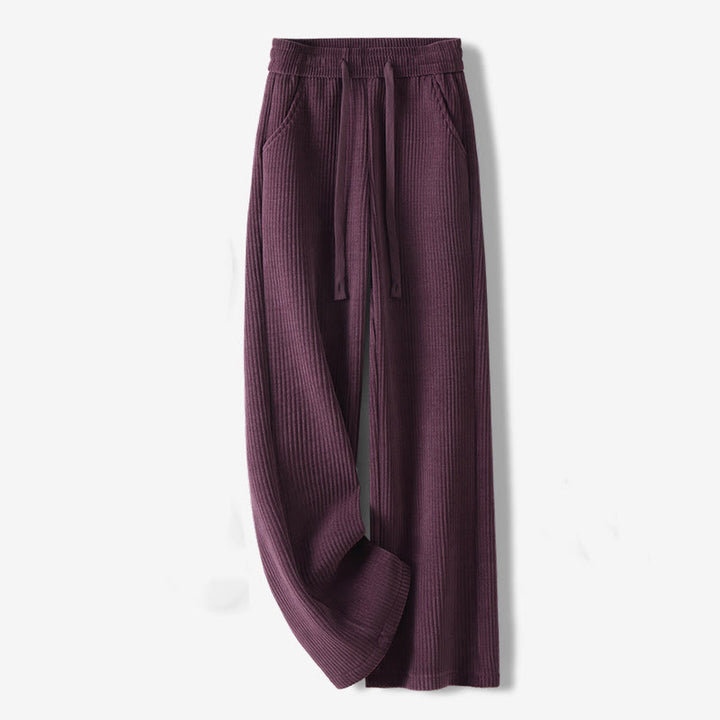 Pantalones casuales de pana con relleno de algodón y bolsillos para mujer de Buddha Stones - Púrpura - US12, UK/AU16, EU44 (3XL) - image 27