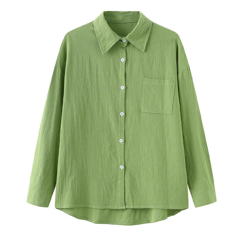 Conjunto de 2 piezas de camisa de manga larga con bolsillos y pantalones con cordón para meditación, de algodón y lino, con Buddha Stones , para mujer - image 2