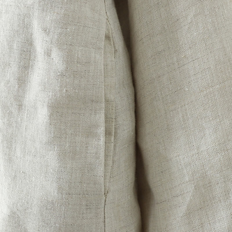 Chaqueta de algodón de manga larga con botones casuales y bolsillos para mujer de Buddha Stones - image 8