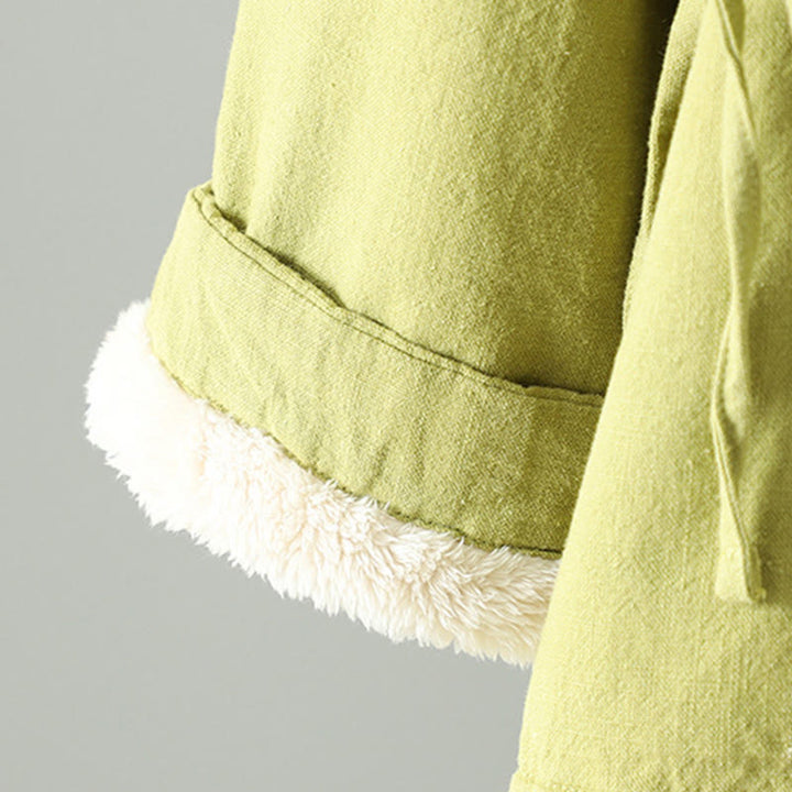 Chaqueta de algodón de manga larga para mujer con Buddha Stones y cordón para meditación zen - image 8