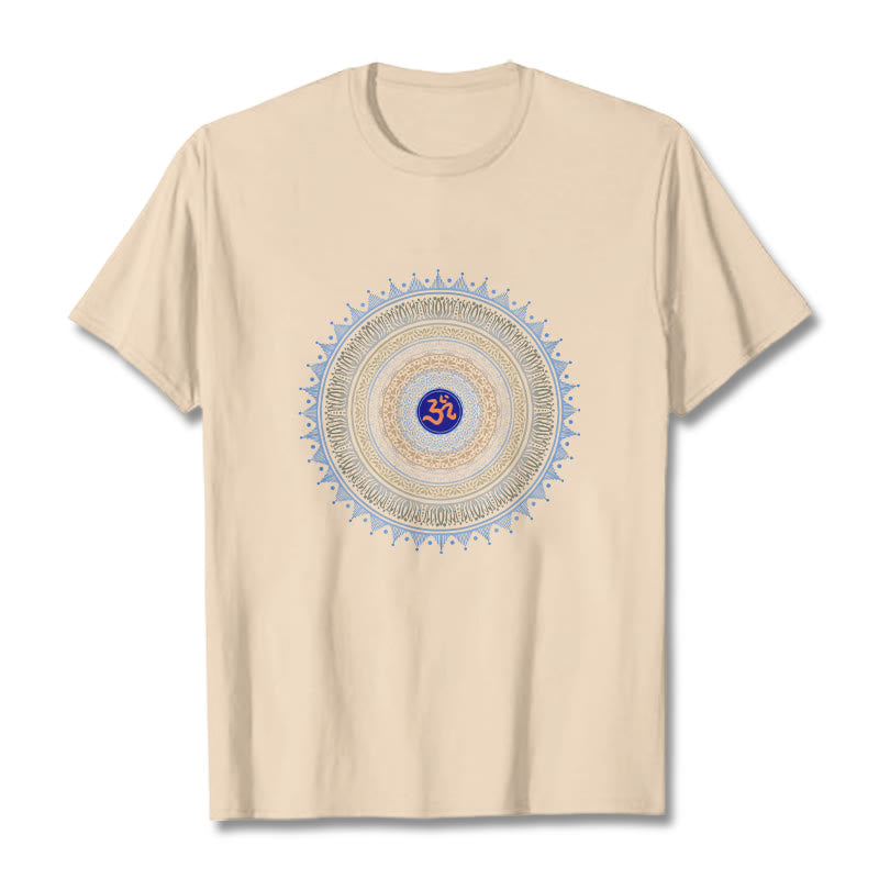 Camiseta con estampado OM de flor de mandala y Buddha Stones - Sopa de mariscos - 2XL - image 10