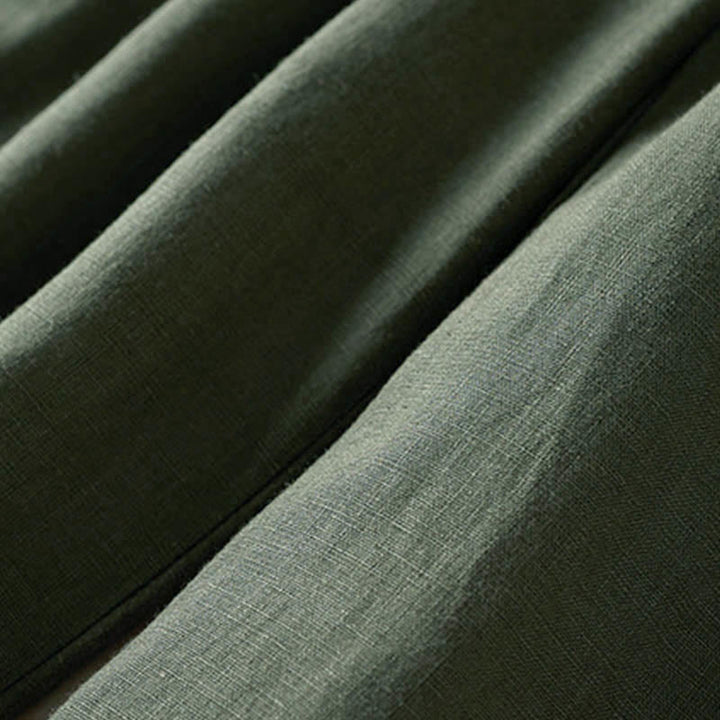 Pantalones harén con bordado de flores pequeñas de verano y bolsillos de Buddha Stones - image 30