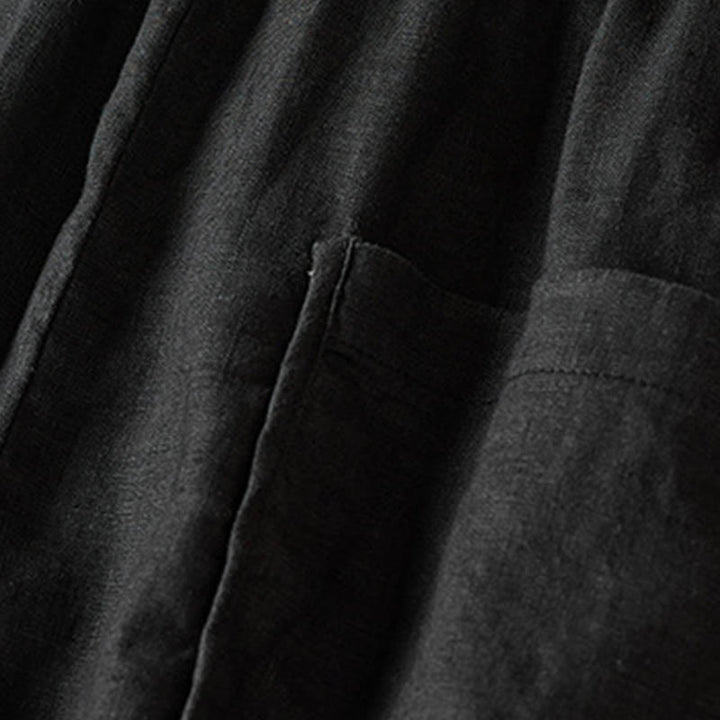 Pantalones harén con bordado de flores pequeñas de verano y bolsillos de Buddha Stones - image 39