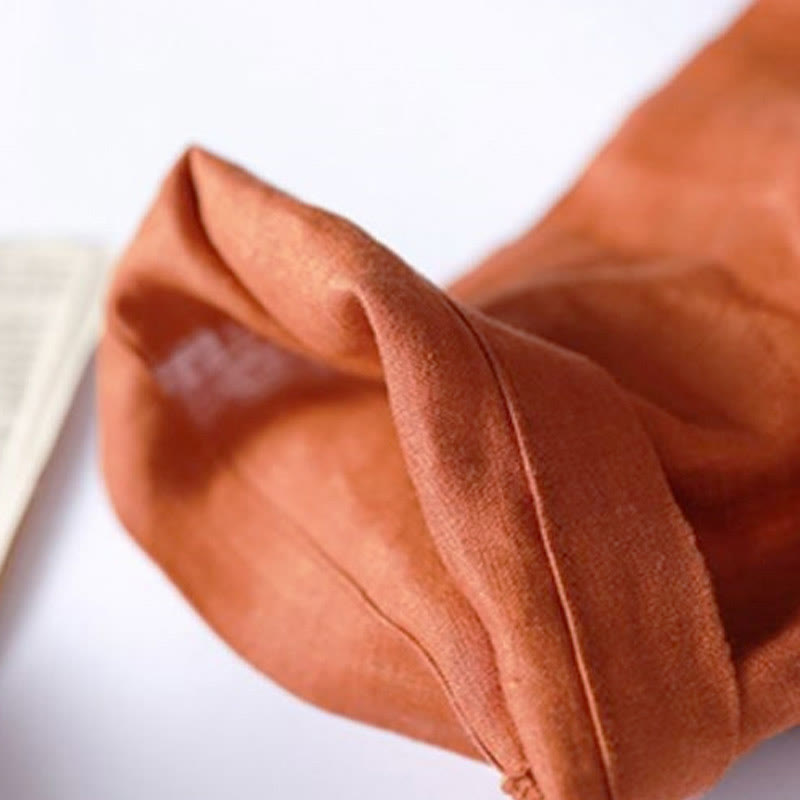 Vestido midi informal con diseño de acordeón, cuello en V, media manga y bolsillos, de Buddha Stones - image 12