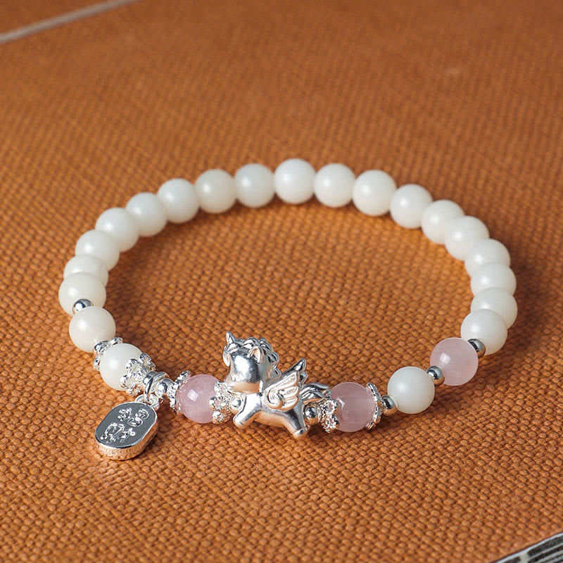 Pulsera de Buddha Stones en plata de ley 999 con semillas de Bodhi de obsidiana negra natural del Año del Caballo. - image 12