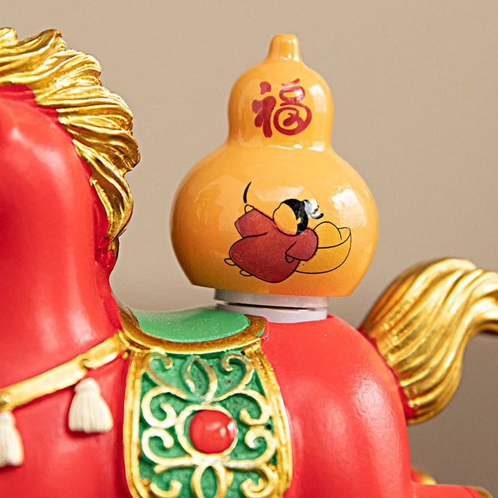 Buddha Stones del zodiaco chino, año del Caballo, personaje Fu, prosperidad, decoración del hogar - image 18