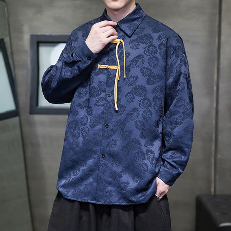 Chaqueta de traje Tang de manga larga para hombre con estampado de Buddha Stones - image 15