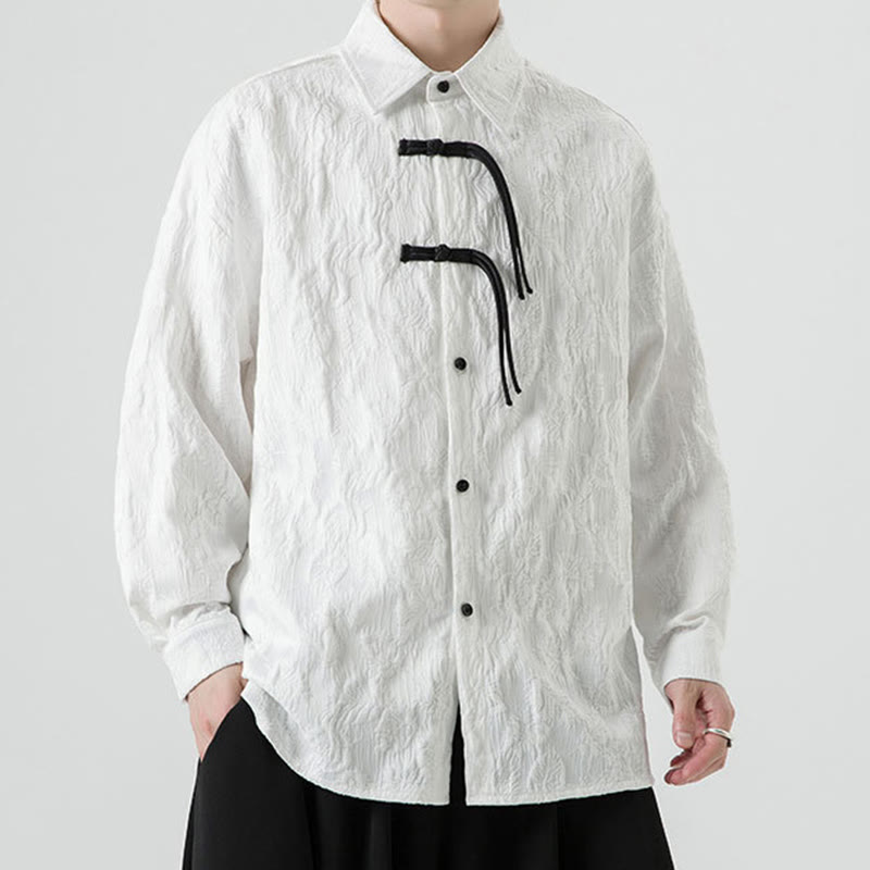 Chaqueta de traje Tang de manga larga para hombre con estampado de Buddha Stones - image 22