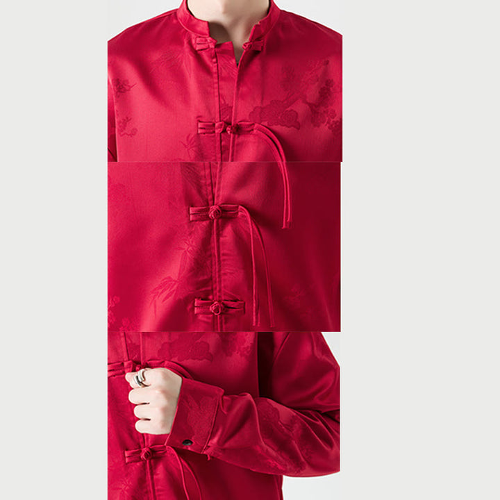 Chaqueta de manga larga para hombre con diseño de rana y Buddha Stones - image 9