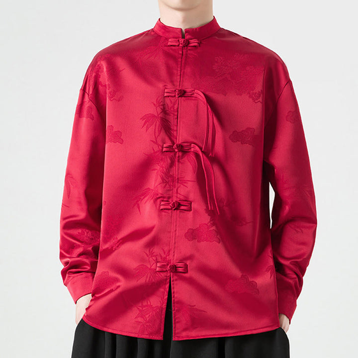 Chaqueta de manga larga para hombre con diseño de rana y Buddha Stones - image 1