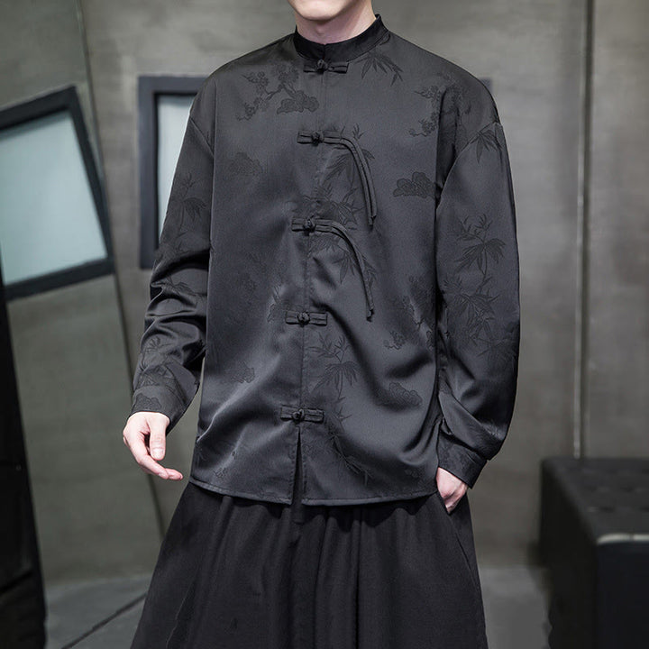 Chaqueta de manga larga para hombre con diseño de rana y Buddha Stones - Negro - US/UK/AU46, EU56 (5XL) - image 10