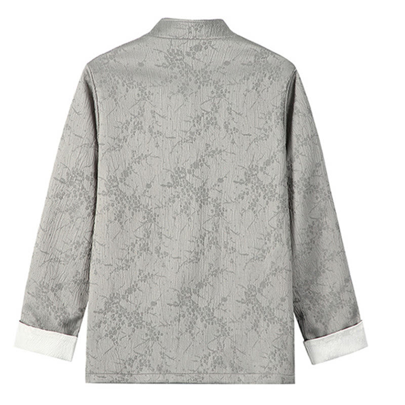 Chaqueta de algodón para hombre, de manga larga, con cuello alto y bolsillos, con estampado de Buddha Stones en jacquard - image 10