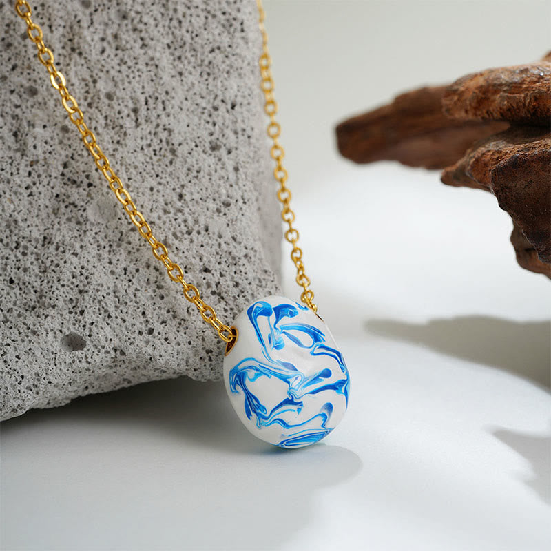 Collar con colgante de gota de agua de cobre con Buddha Stones para la curación de la riqueza - image 2