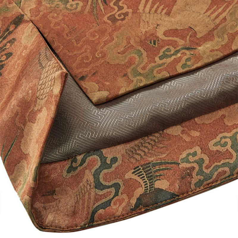 Chaqueta de manga larga para hombre con Buddha Stones, 100 % seda morera, 30 momme, Phoenix Auspicious Clouds - image 8